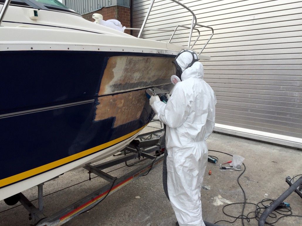 Yacht/Boat Fiberglass Works/Repair in Dubai UAE