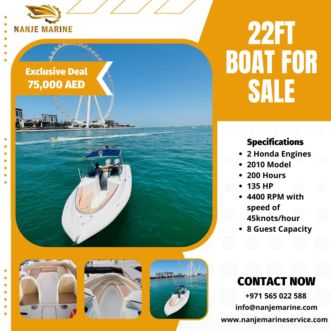 Used Boat for Sale in Dubai