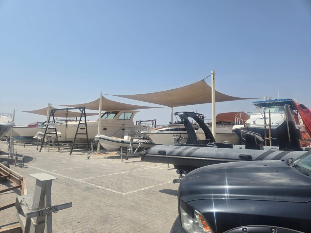 Boat storage in UAE