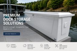 FIBERGLASS DOCK BOX