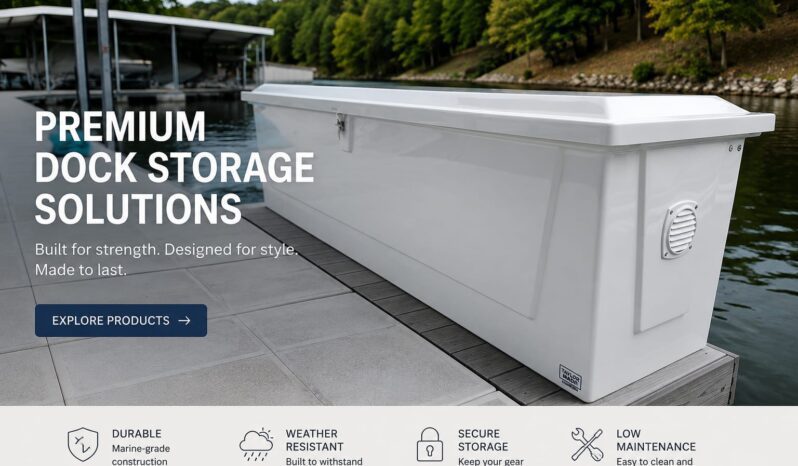 
								FIBERGLASS DOCK BOX full									