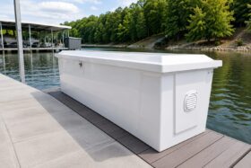 FIBERGLASS DOCK BOX